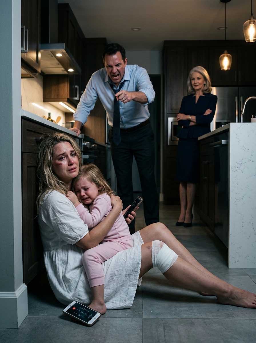 When my husband yanked me by the hair and shattered my leg, I gave my four-year-old daughter the signal we had practiced.