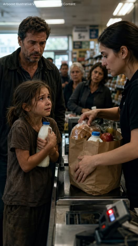 😱 La niña pidió leche fiada… y un hombre se quedó pálido al escuchar el nombre de su madre